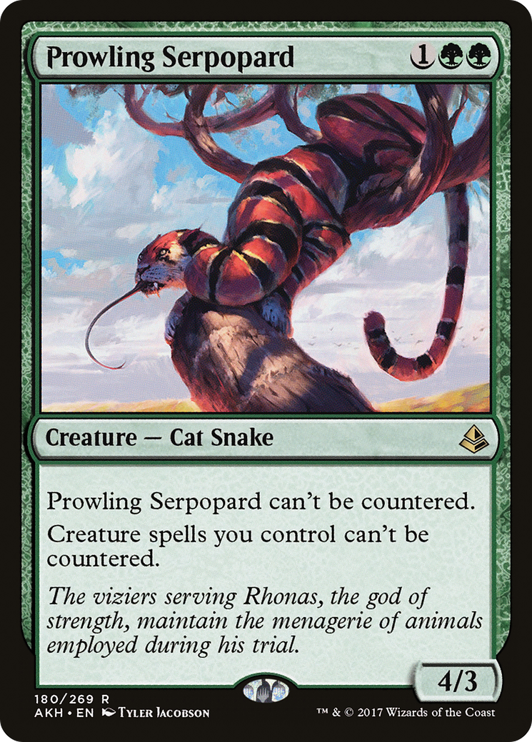 Prowling Serpopard (AKH) 180