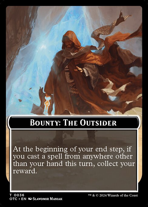Bounty: The Outsider // Wanted! front