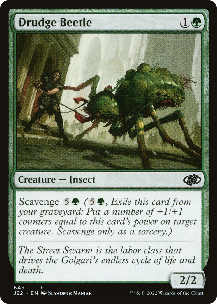 Drudge Beetle (J22) 649 - WZRD TCG