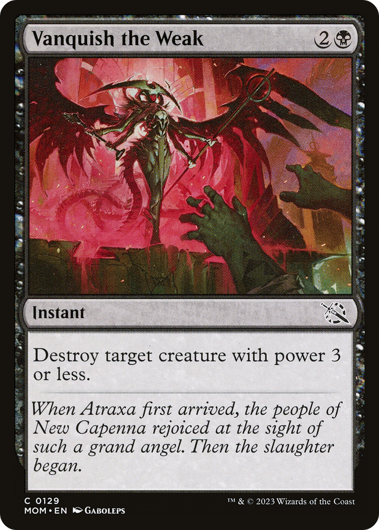 Vanquish the Weak (MOM) 129 - WZRD TCG