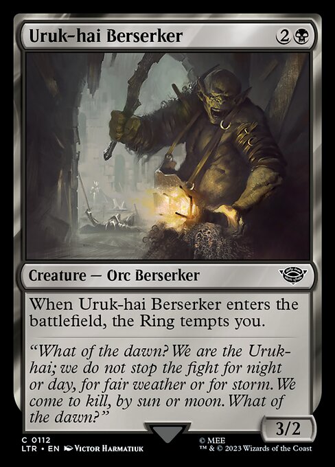 Uruk-hai Berserker front