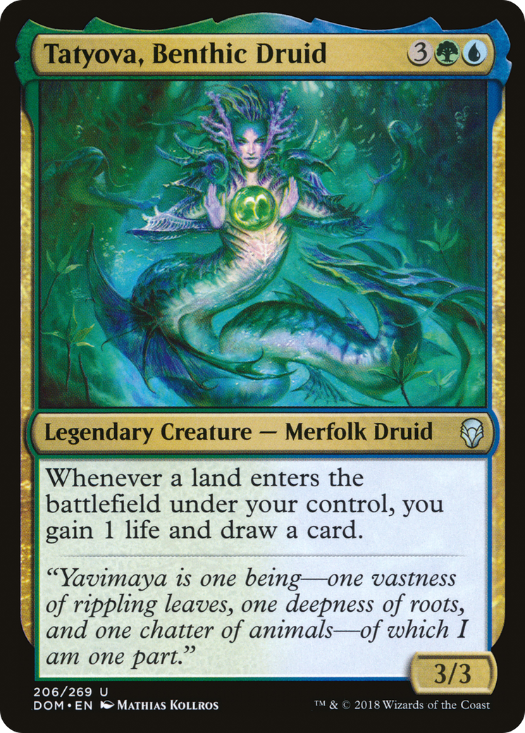 Tatyova, Benthic Druid (DOM) 206 - WZRD TCG