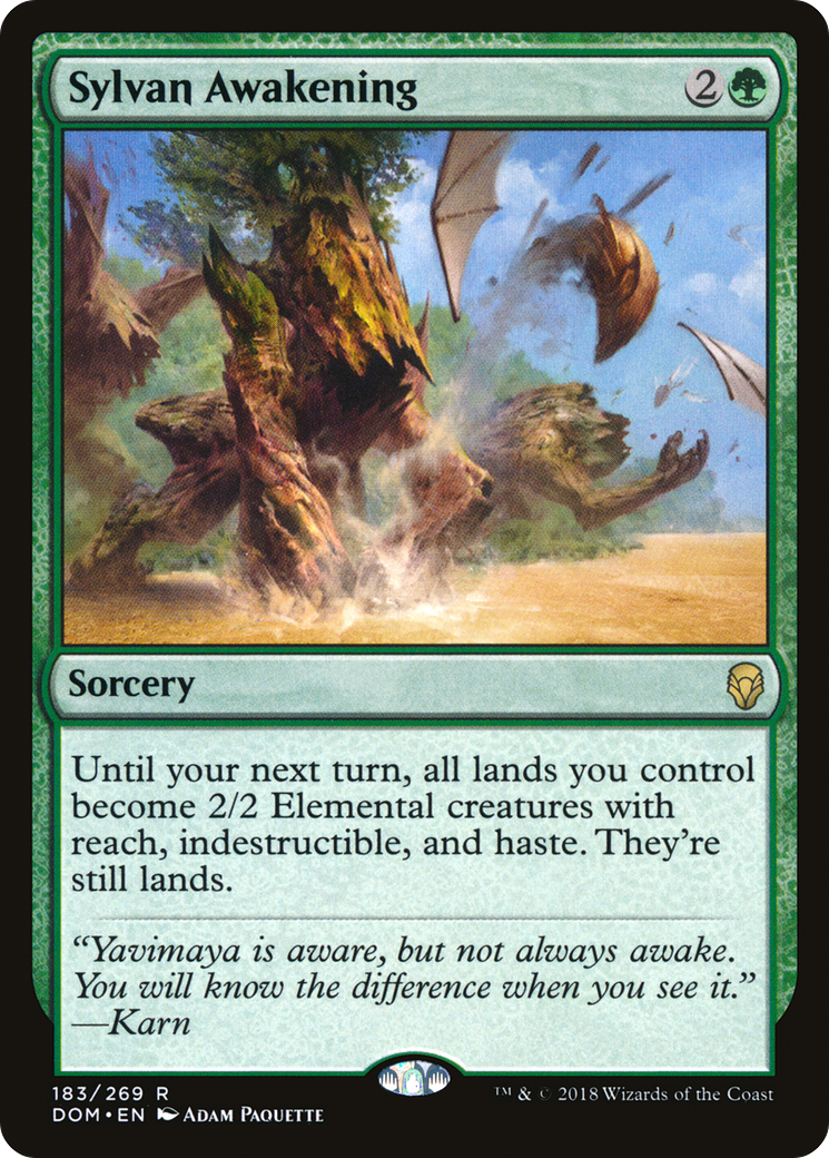 Sylvan Awakening (DOM) 183 - WZRD TCG