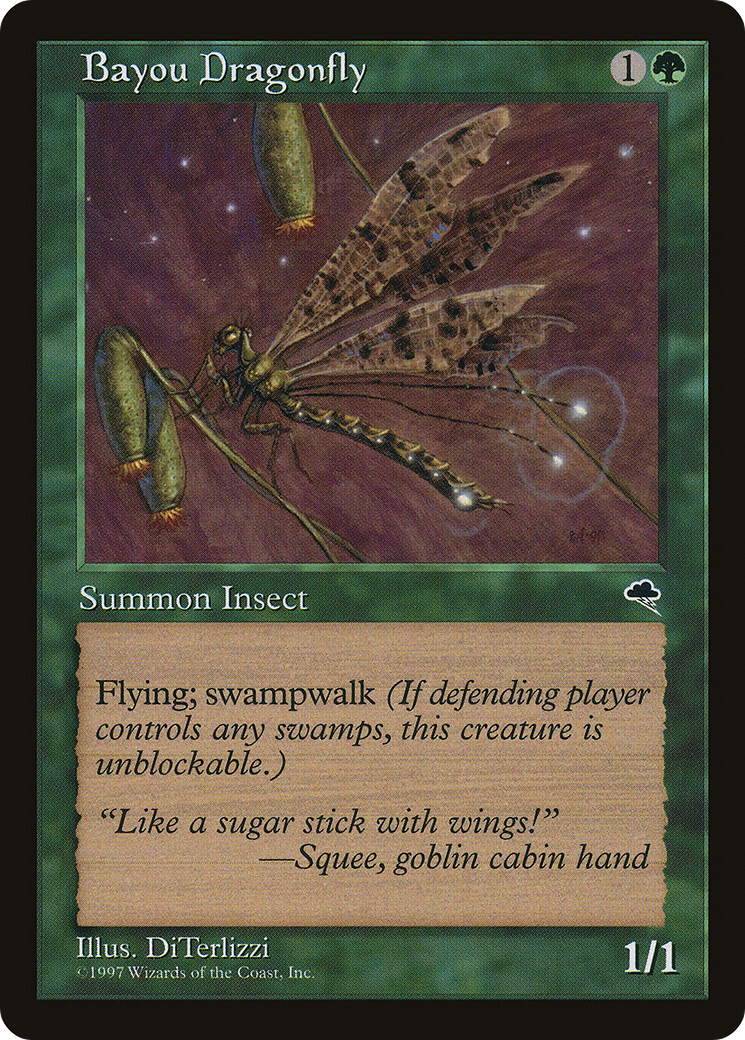 Bayou Dragonfly (TMP) 215 - WZRD TCG