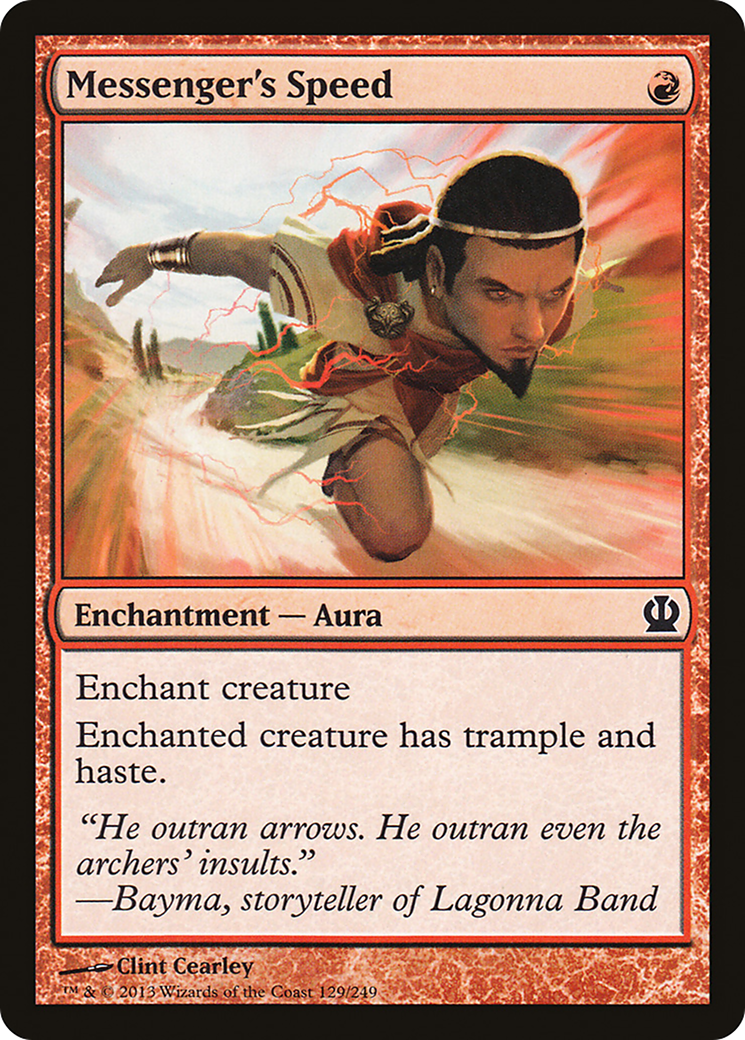 Messenger's Speed (THS) 129 - WZRD TCG