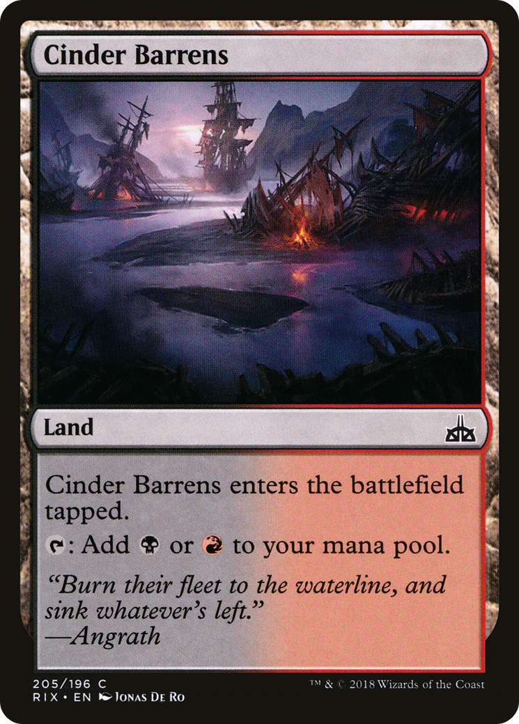 Cinder Barrens (RIX) 205