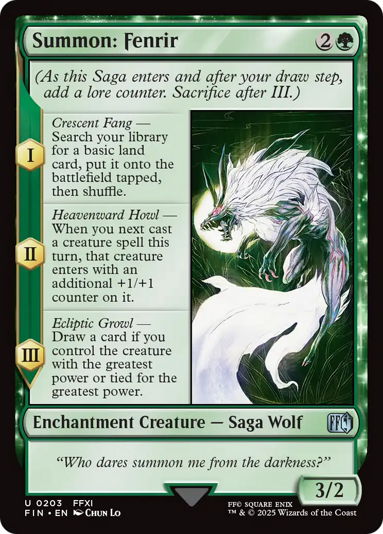 Summon: Fenrir (FIN) 203 - WZRD TCG