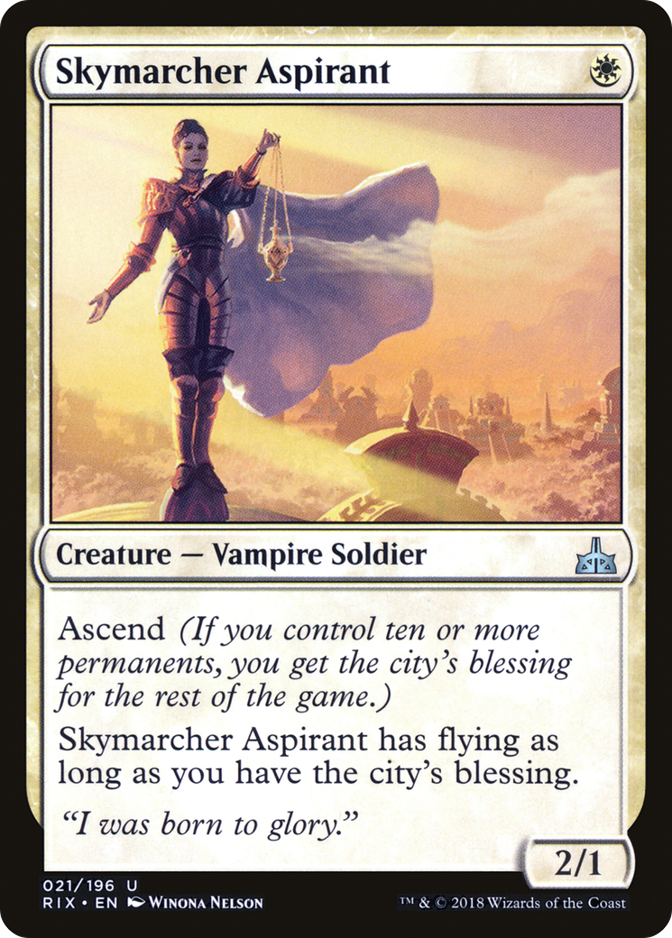 Skymarcher Aspirant (RIX) 21 - WZRD TCG