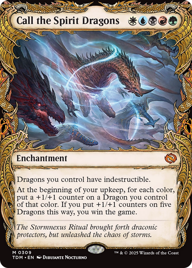 Call the Spirit Dragons (TDM) 309 - WZRD TCG