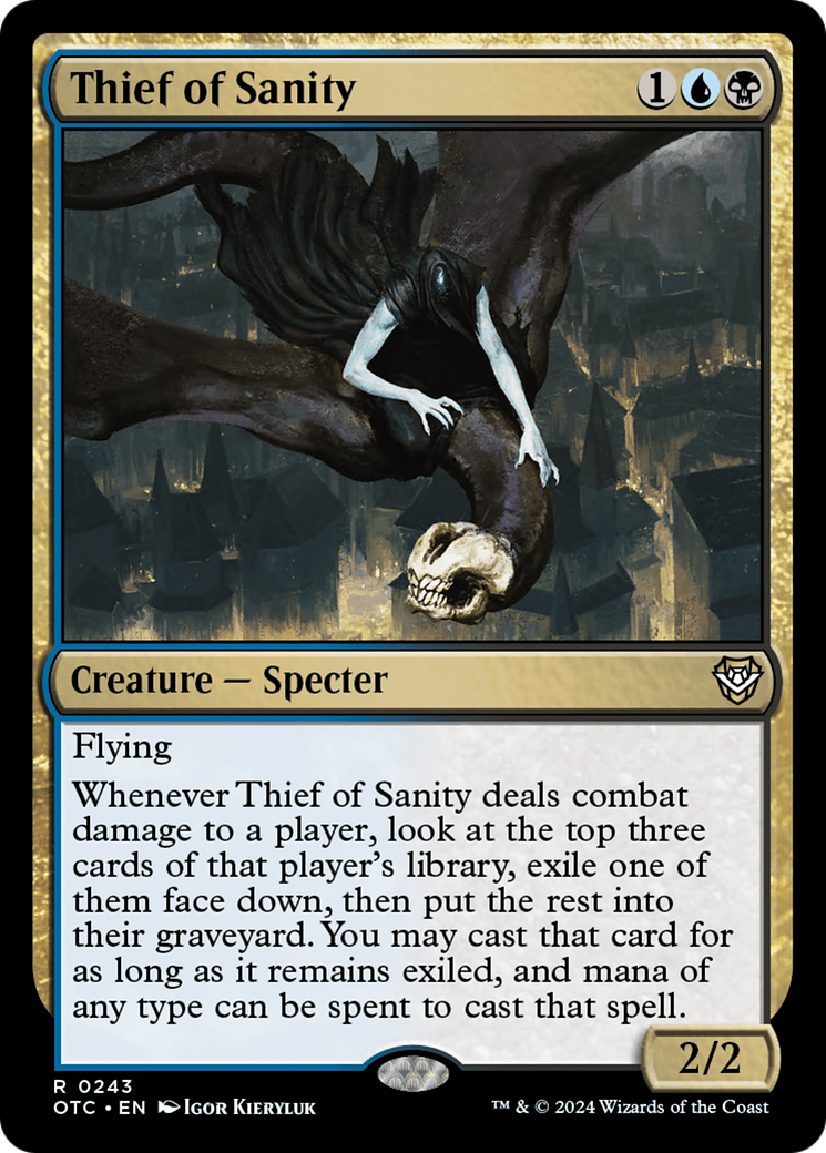 Thief of Sanity (OTC) 243 - WZRD TCG