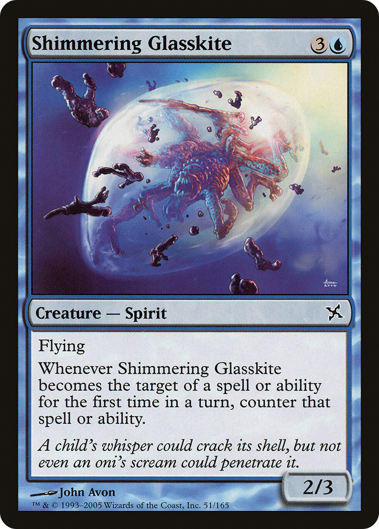 Shimmering Glasskite (BOK) 51 - WZRD TCG
