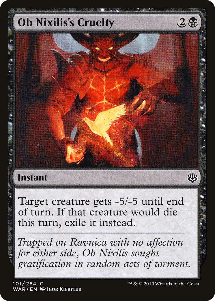 Ob Nixilis's Cruelty (WAR) 101 - WZRD TCG
