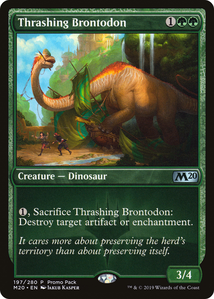 Thrashing Brontodon (PM20) 197 - WZRD TCG