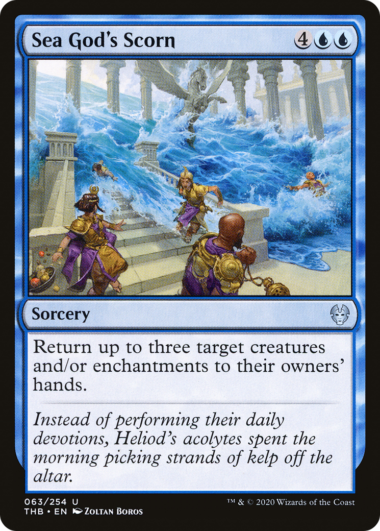 Sea God's Scorn (THB) 63 - WZRD TCG