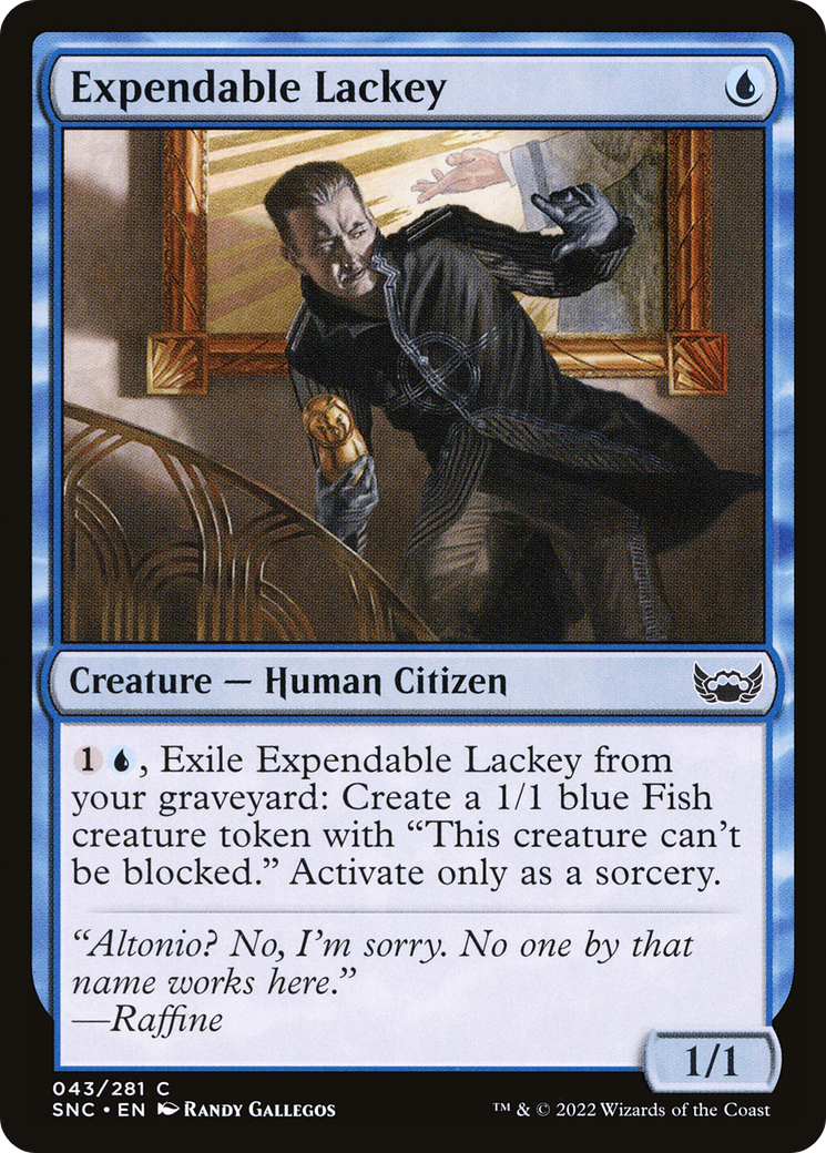Expendable Lackey (SNC) 43 - WZRD TCG