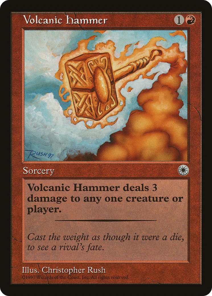 Volcanic Hammer (POR) 154 - WZRD TCG