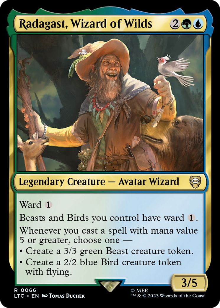 Radagast, Wizard of Wilds (LTC) 66 - WZRD TCG