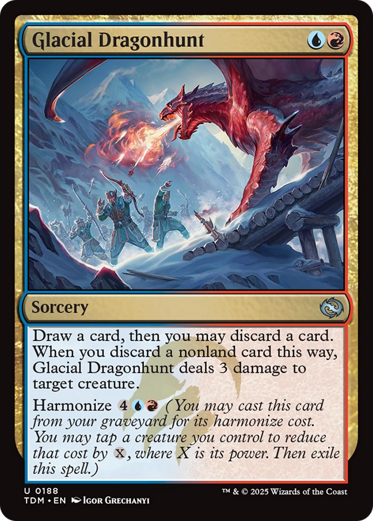 Glacial Dragonhunt (TDM) 188 - WZRD TCG