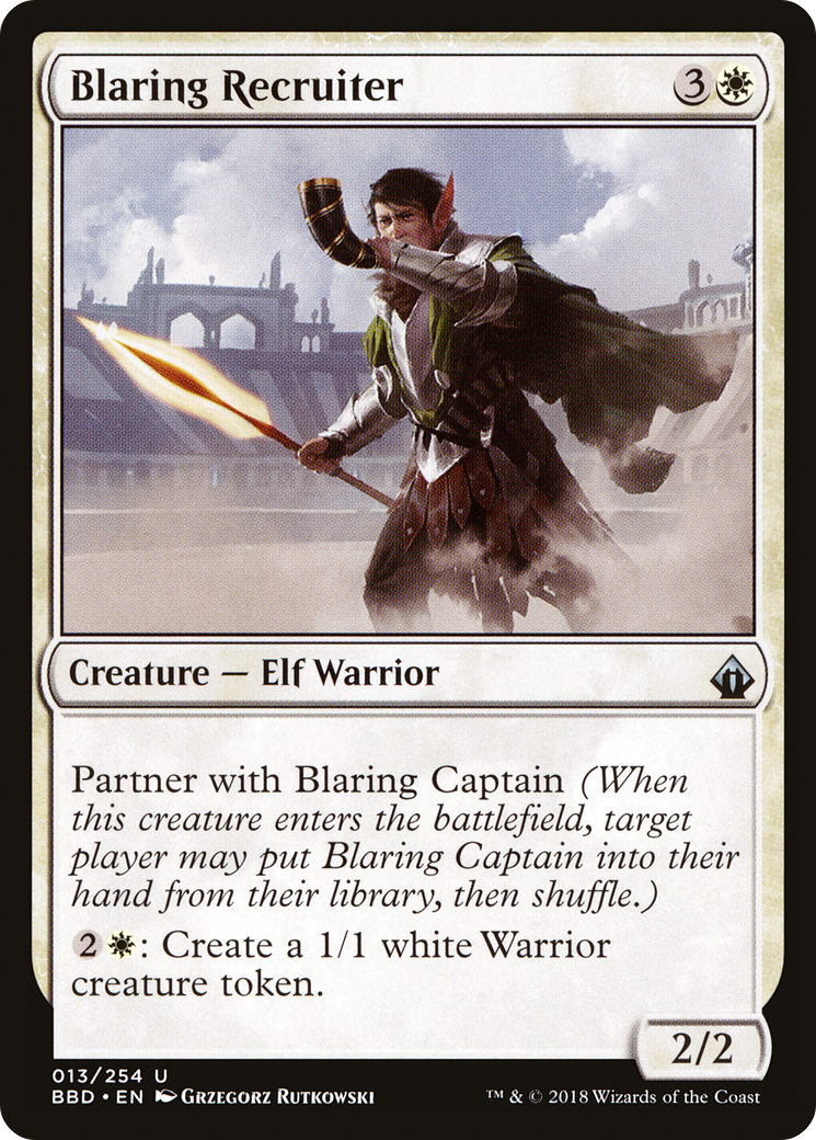 Blaring Recruiter (BBD) 13 - WZRD TCG