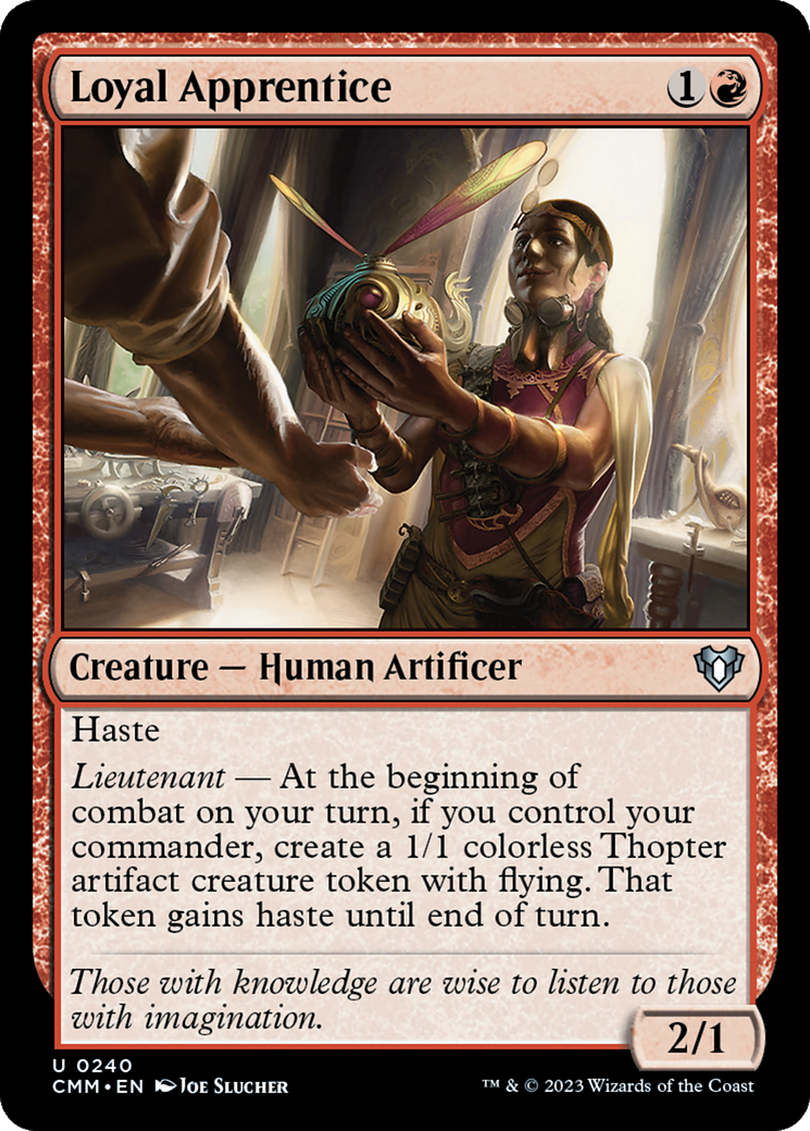 Loyal Apprentice (CMM) 240 - WZRD TCG