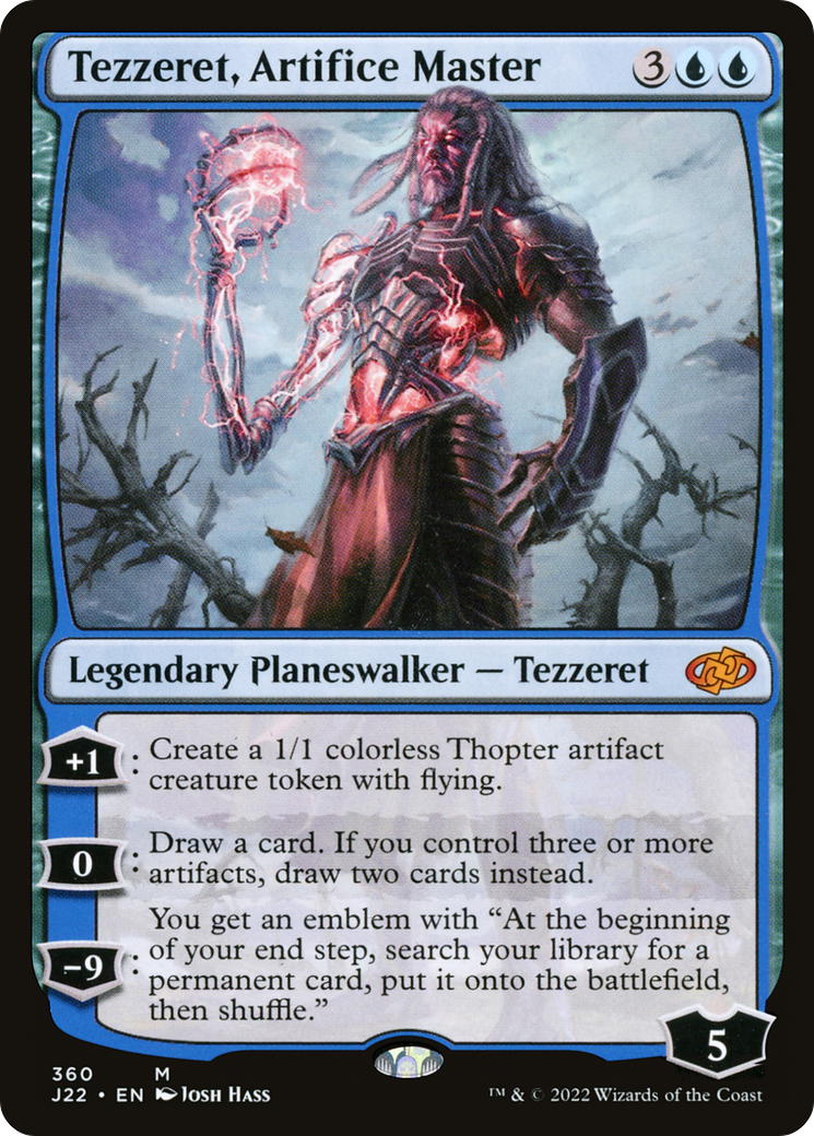Tezzeret, Artifice Master (J22) 360 - WZRD TCG