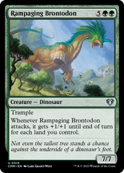 Rampaging Brontodon (CMM) 315 - WZRD TCG