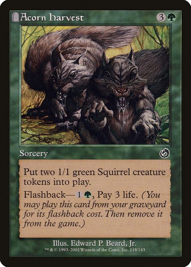 Acorn Harvest,, 118, Near Mint, Foil