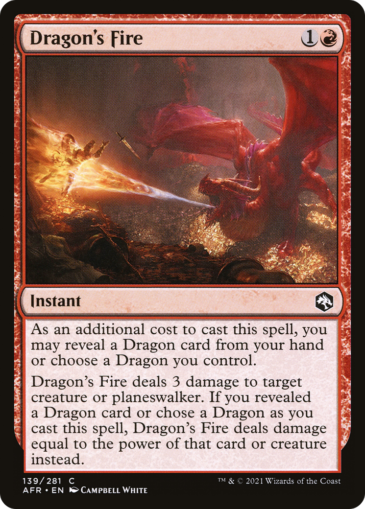 Dragon's Fire (AFR) 139