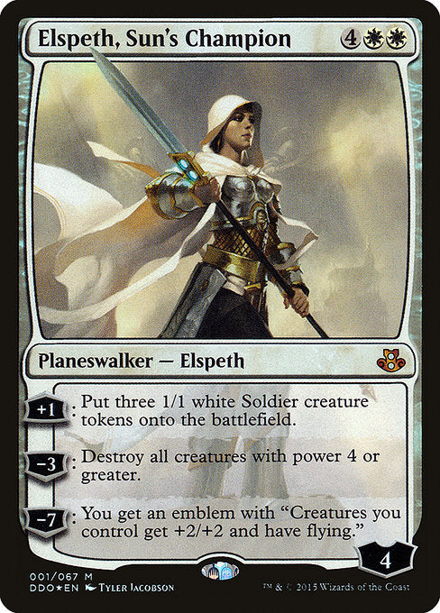 Elspeth, Sun's Champion front