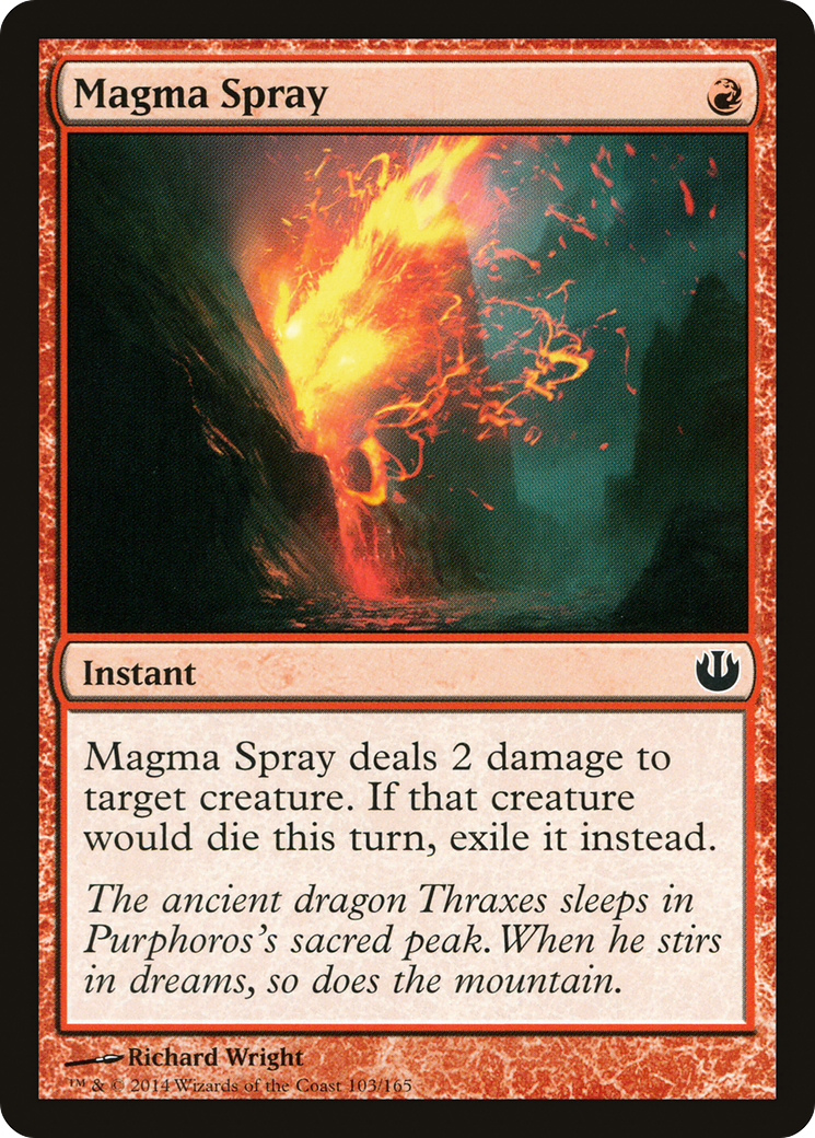 Magma Spray (JOU) 103 - WZRD TCG