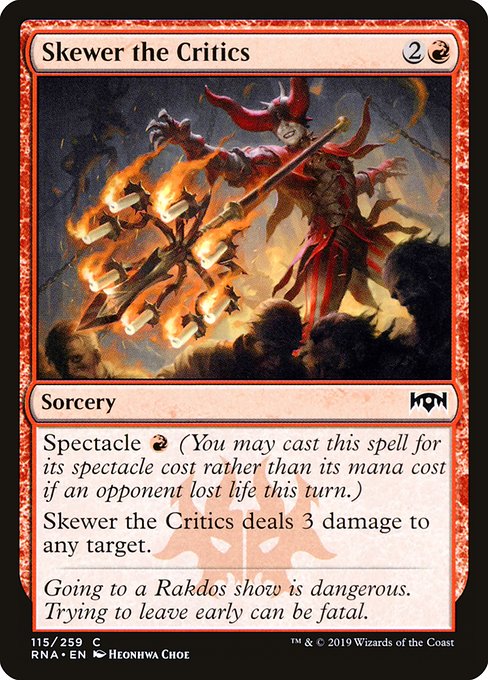 Skewer the Critics front