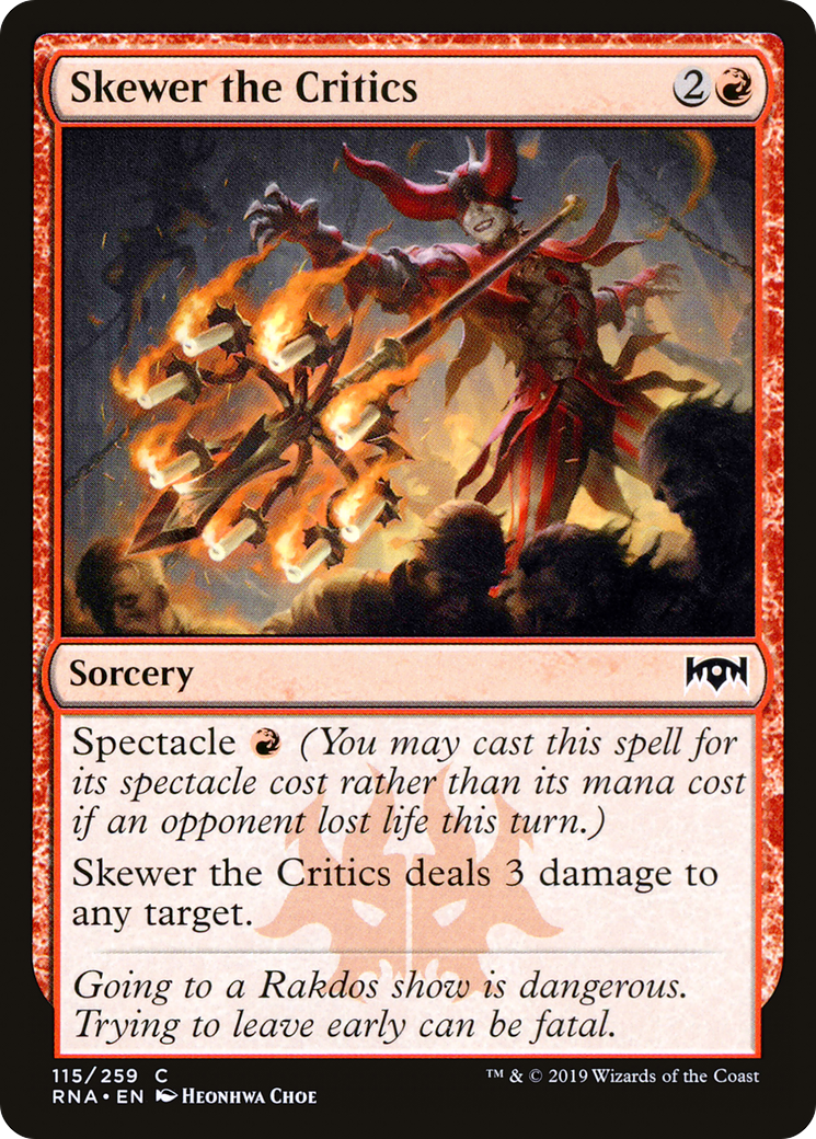 Skewer the Critics (RNA) 115 - WZRD TCG