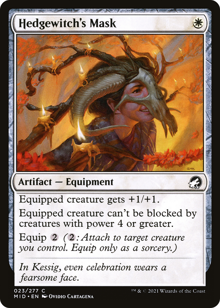 Hedgewitch's Mask (MID) 23 - WZRD TCG