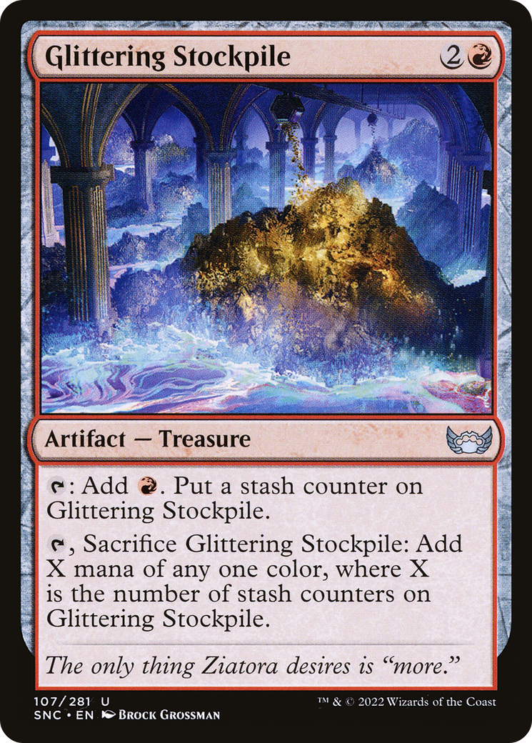Glittering Stockpile (SNC) 107 - WZRD TCG