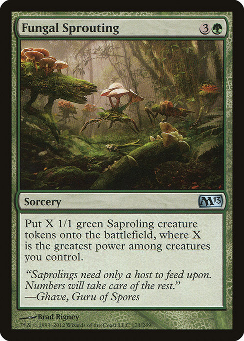 Fungal Sprouting front