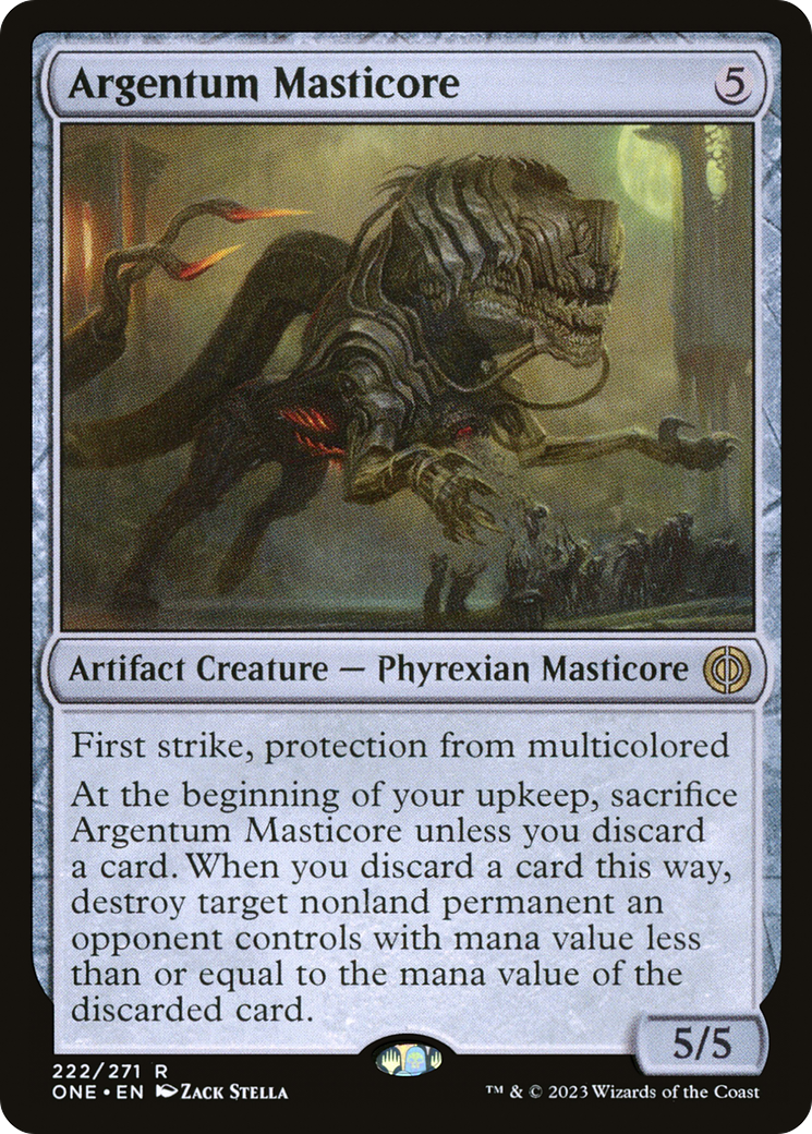 Argentum Masticore (ONE) 222 - WZRD TCG