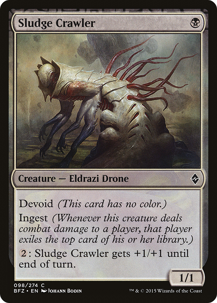 Sludge Crawler (BFZ) 98 - WZRD TCG