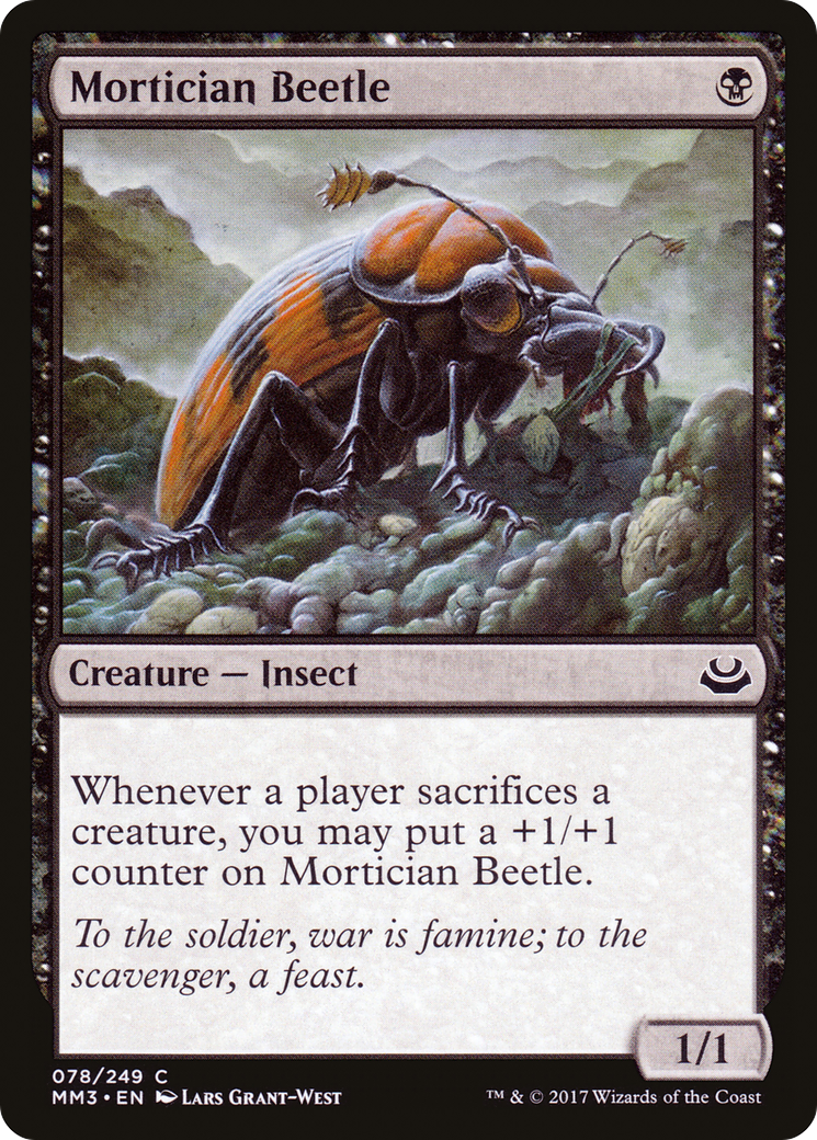Mortician Beetle (MM3) 78 - WZRD TCG