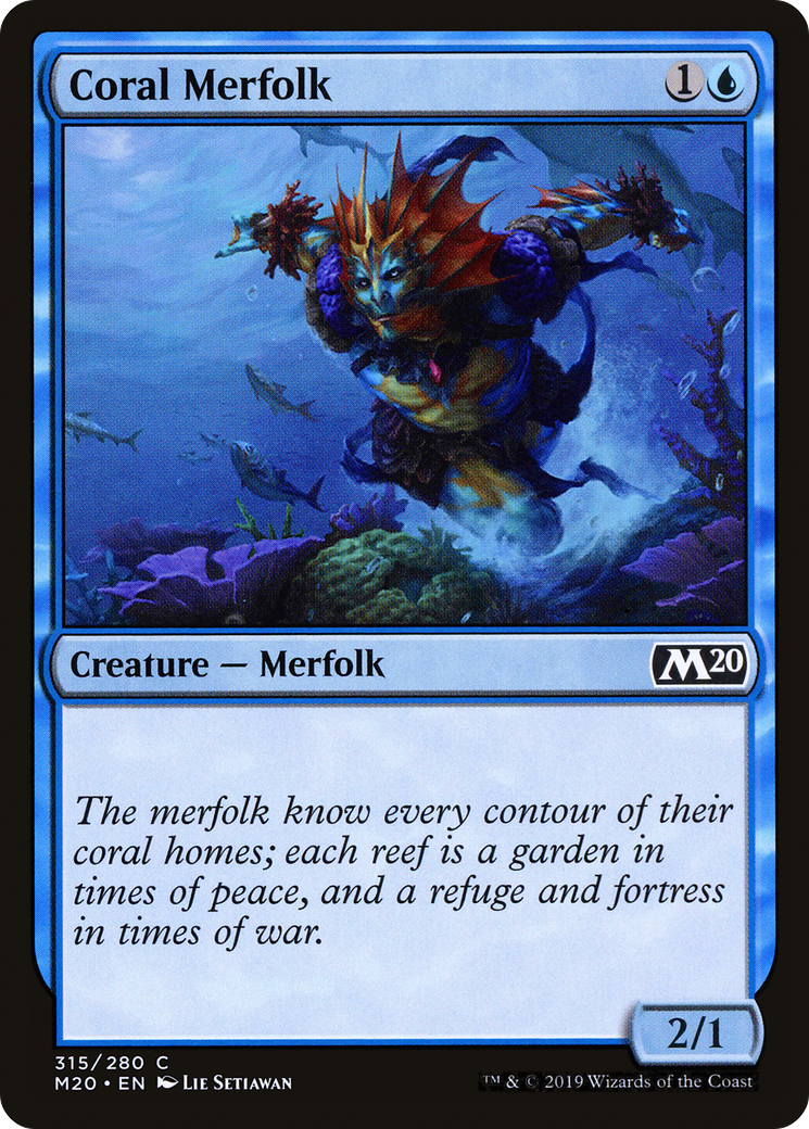 Coral Merfolk (M20) 315