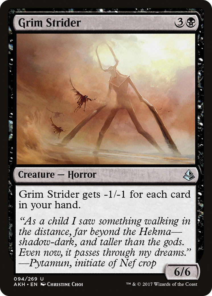 Grim Strider (AKH) 94 - WZRD TCG