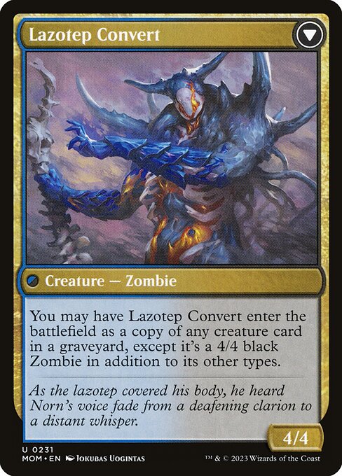 Invasion of Amonkhet // Lazotep Convert (March of the Machine 231) - WZRD TCG