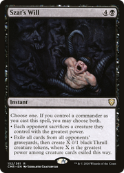 Szat's Will (CMR) 152 - WZRD TCG