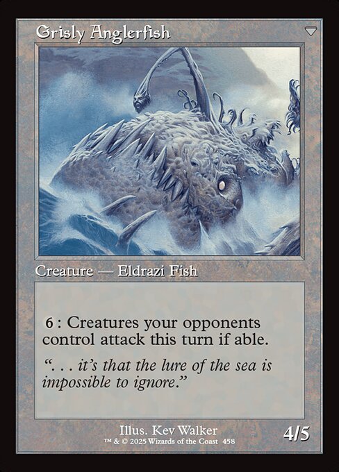 Grizzled Angler // Grisly Anglerfish (Back)
