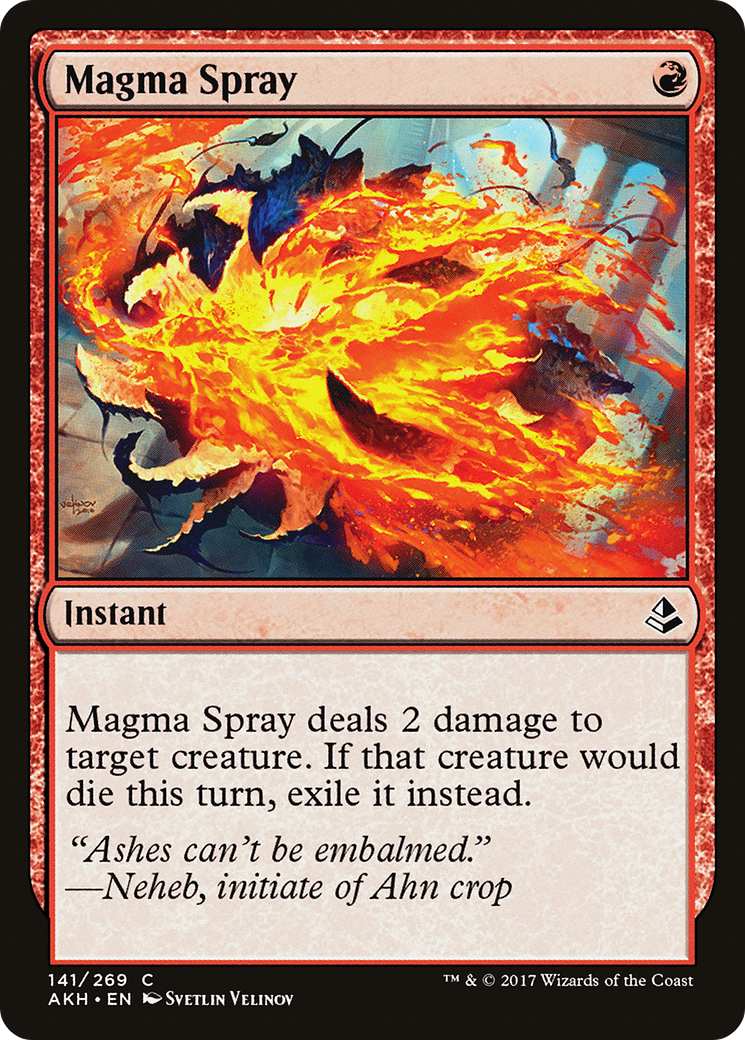 Magma Spray (AKH) 141 - WZRD TCG