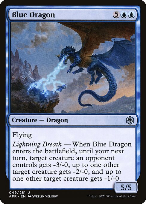 Blue Dragon front
