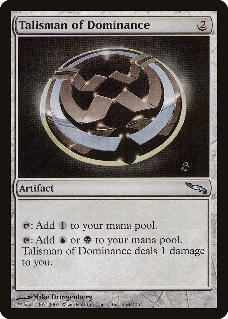 Talisman of Dominance (MRD) 253 - WZRD TCG