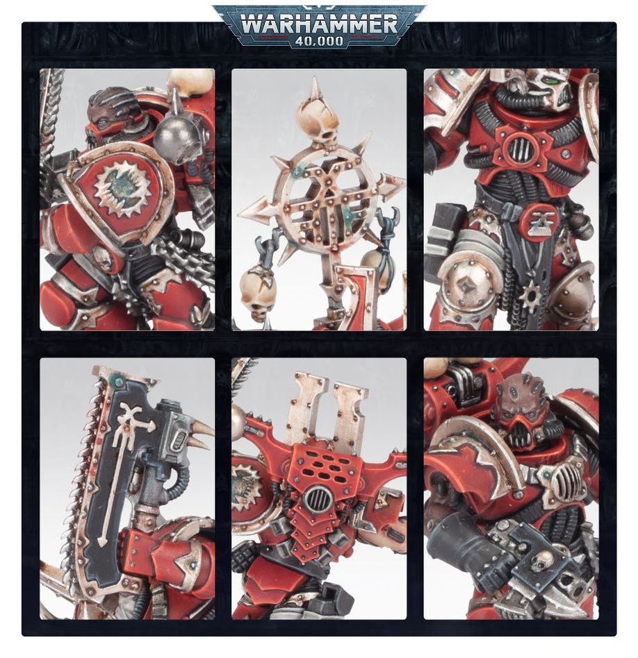 Warhammer 40K - World Eaters - Khorne Berzerkers