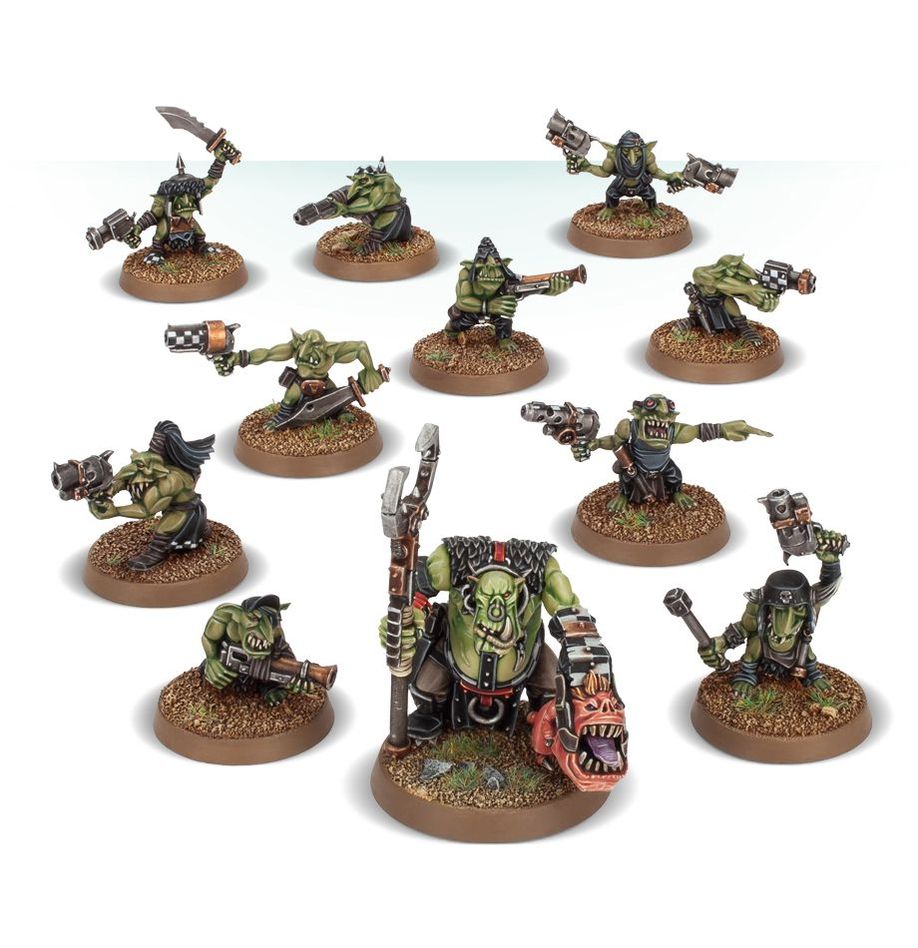 Warhammer 40K - Orks - Runtherd and Gretchin