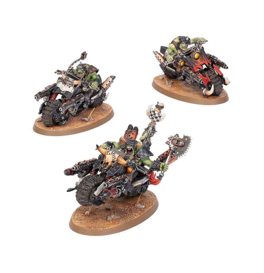 Warhammer 40K - Orks - Warbikers