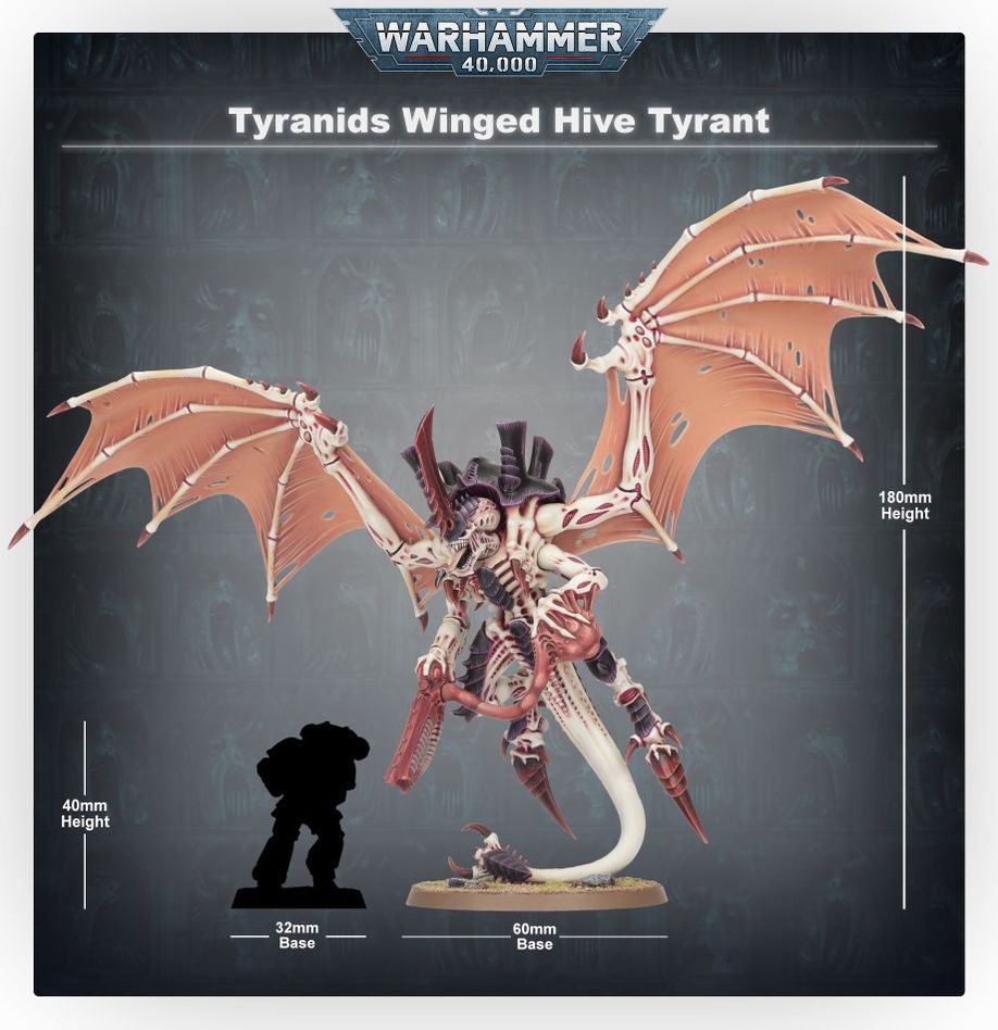 Warhammer 40K - Tyranids - Winged Hive Tyrant